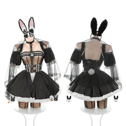 花嫁とバニーの禁断ミックスのエロかわコスチューム【FEE ET MOI】