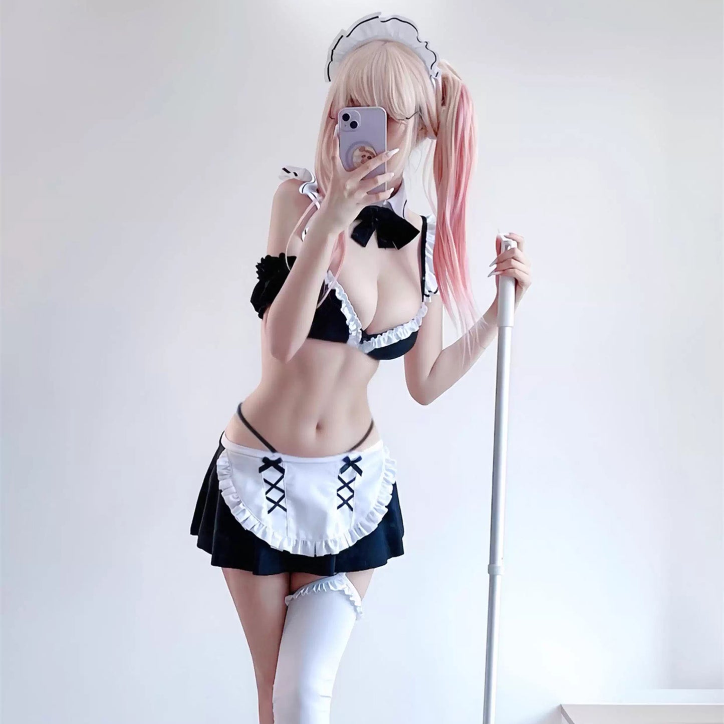 喜多川海夢メイドコスプレ キュートなメイド風ビキニ水着コスプレ【歪萌舍】