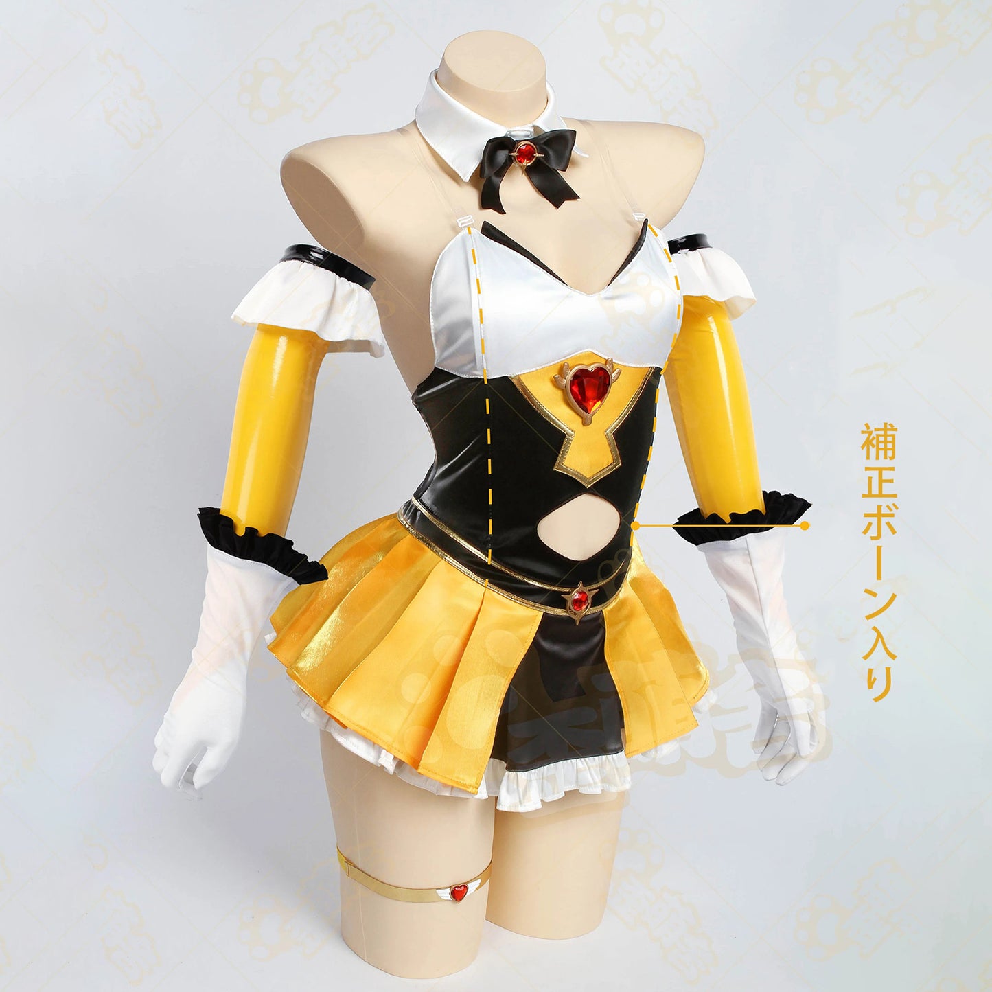ブラダス2 魔法少女オリヴィエ風 エナメルレオタードスカート【歪萌舍】