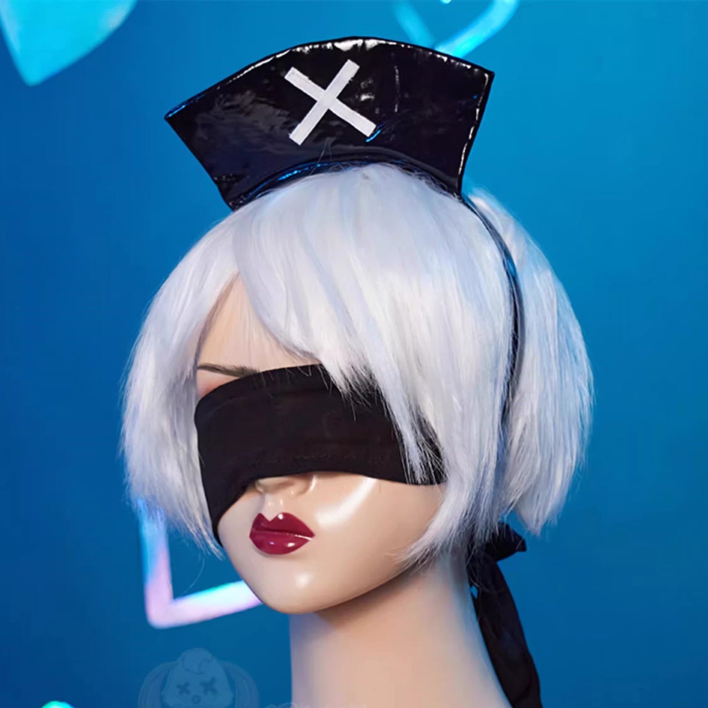 【予約】ニーア オートマタ 2B風光沢エナメルダークナースコスプレ【Bbunny】