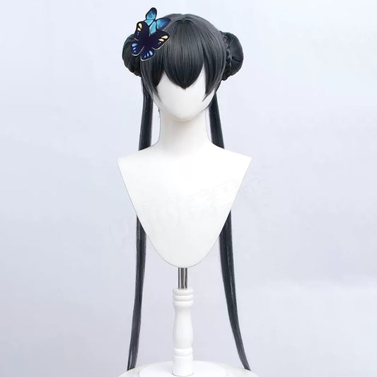 ブルアカ 竜華キサキウィッグ 妃咲コスプレ用ウィッグ 鬘 ウィッグネット付き