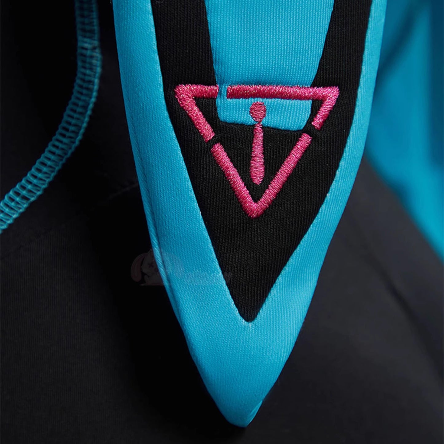 初音ミク風兔耳フードトップ付きのサイバースポーツボディスーツセット【Bbunny】