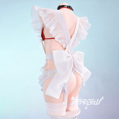 アズールレーン ベルファストセクシーなビキニメイドコスプレ【汚汚汚山】