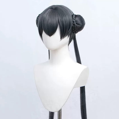 ブルアカ 竜華キサキウィッグ 妃咲コスプレ用ウィッグ 鬘 ウィッグネット付き