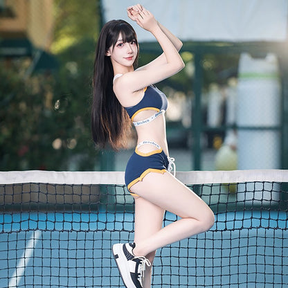スポーティーかつセクシーなスポーツコスチューム2点セット【得体社】