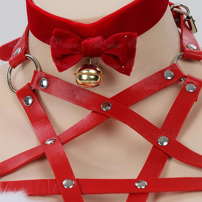 聖なる夜に魔法をかける上品なサンタガールコスプレセット クリスマス魔女コスチューム【Bbunny】