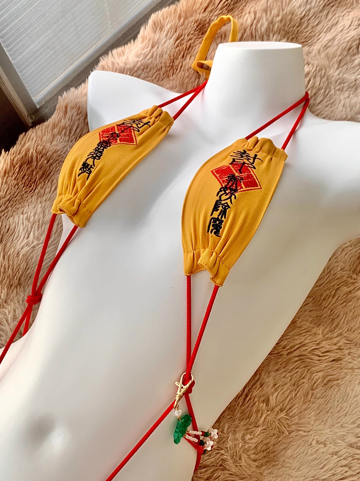 セクシーな封印マイクロビキニレオタード 極小ビキニコスプレ【エビスタジオ】