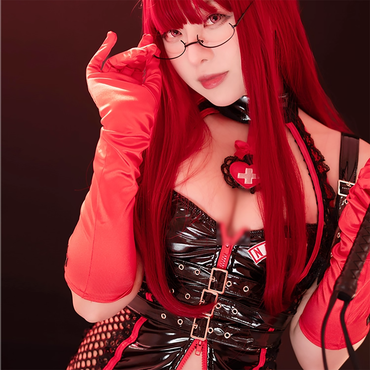 かっこいいハーネス風エナメルダークナースコスプレ【Paloli】