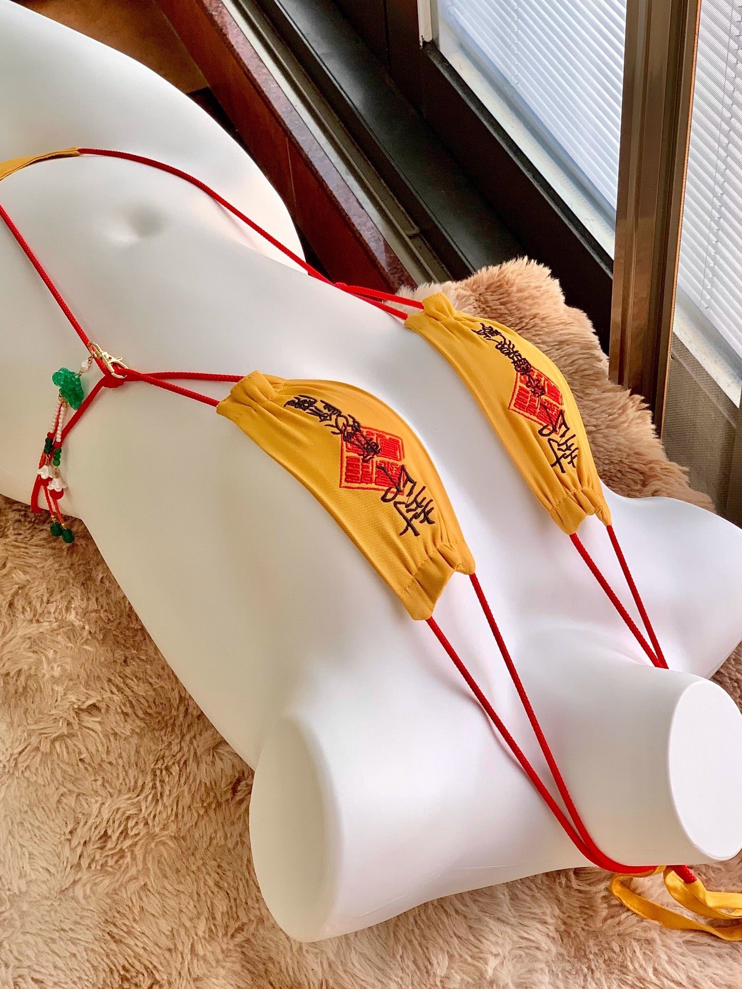 セクシーな封印マイクロビキニレオタード 極小ビキニコスプレ【エビスタジオ】