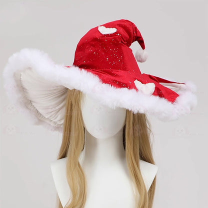 聖なる夜に魔法をかける上品なサンタガールコスプレセット クリスマス魔女コスチューム【Bbunny】