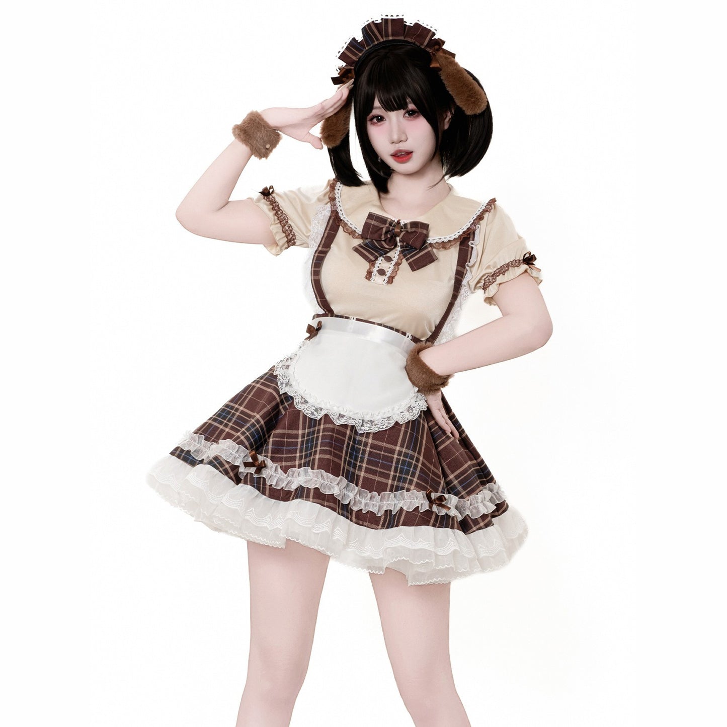 甘いチョコカラーに恋をするわんこ系かわいいメイドコスプレ【BOLOLI】