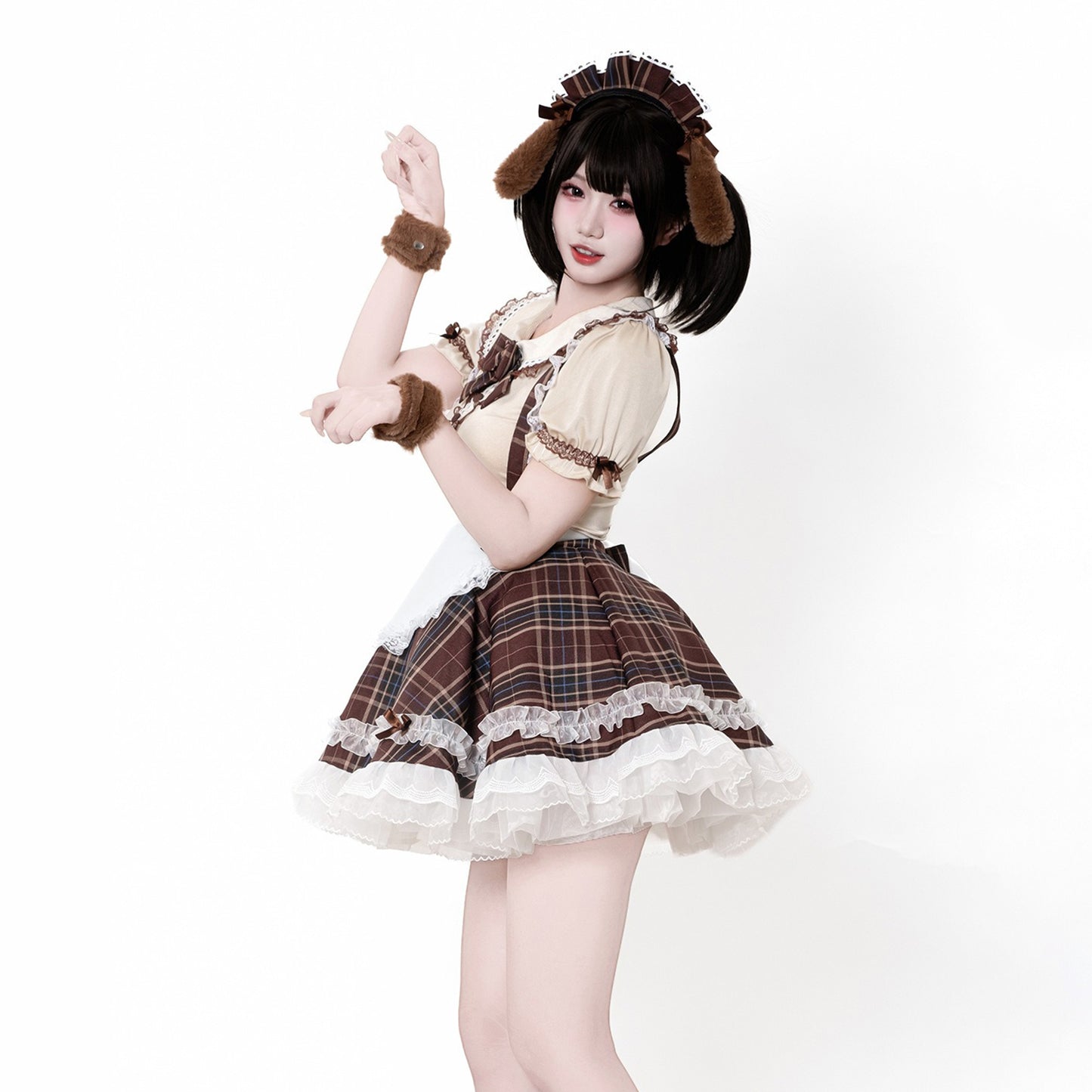 甘いチョコカラーに恋をするわんこ系かわいいメイドコスプレ【BOLOLI】