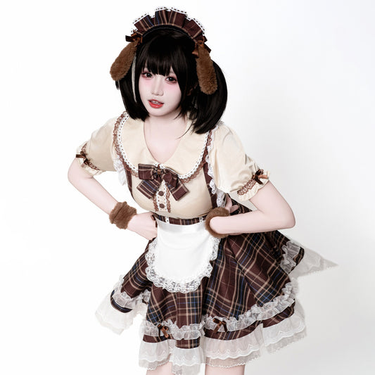 甘いチョコカラーに恋をするわんこ系かわいいメイドコスプレ【BOLOLI】