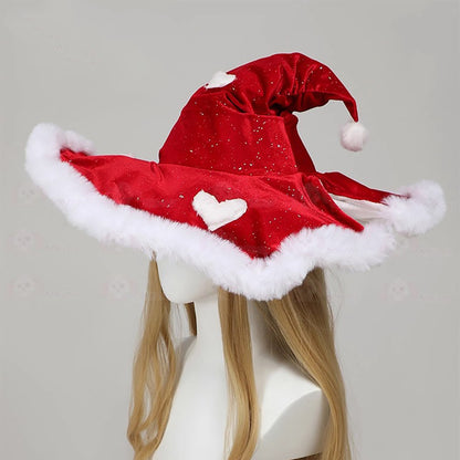 聖なる夜に魔法をかける上品なサンタガールコスプレセット クリスマス魔女コスチューム【Bbunny】