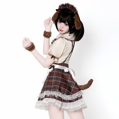 甘いチョコカラーに恋をするわんこ系かわいいメイドコスプレ【BOLOLI】