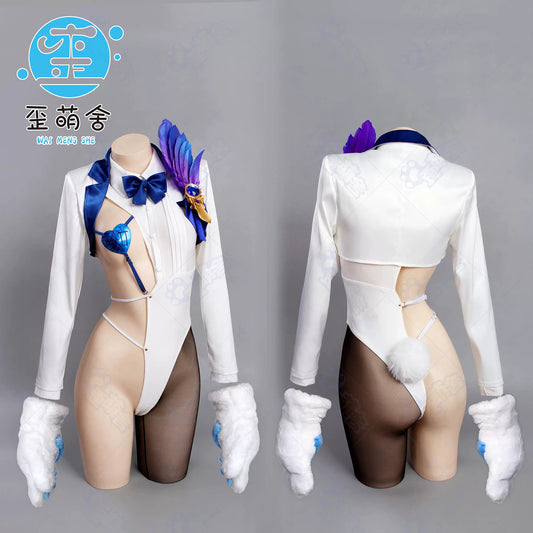布面積50%の狂気！ブラウンダスト2 ダリアン アシンメトリー（半身）バニー衣装【歪萌舍】