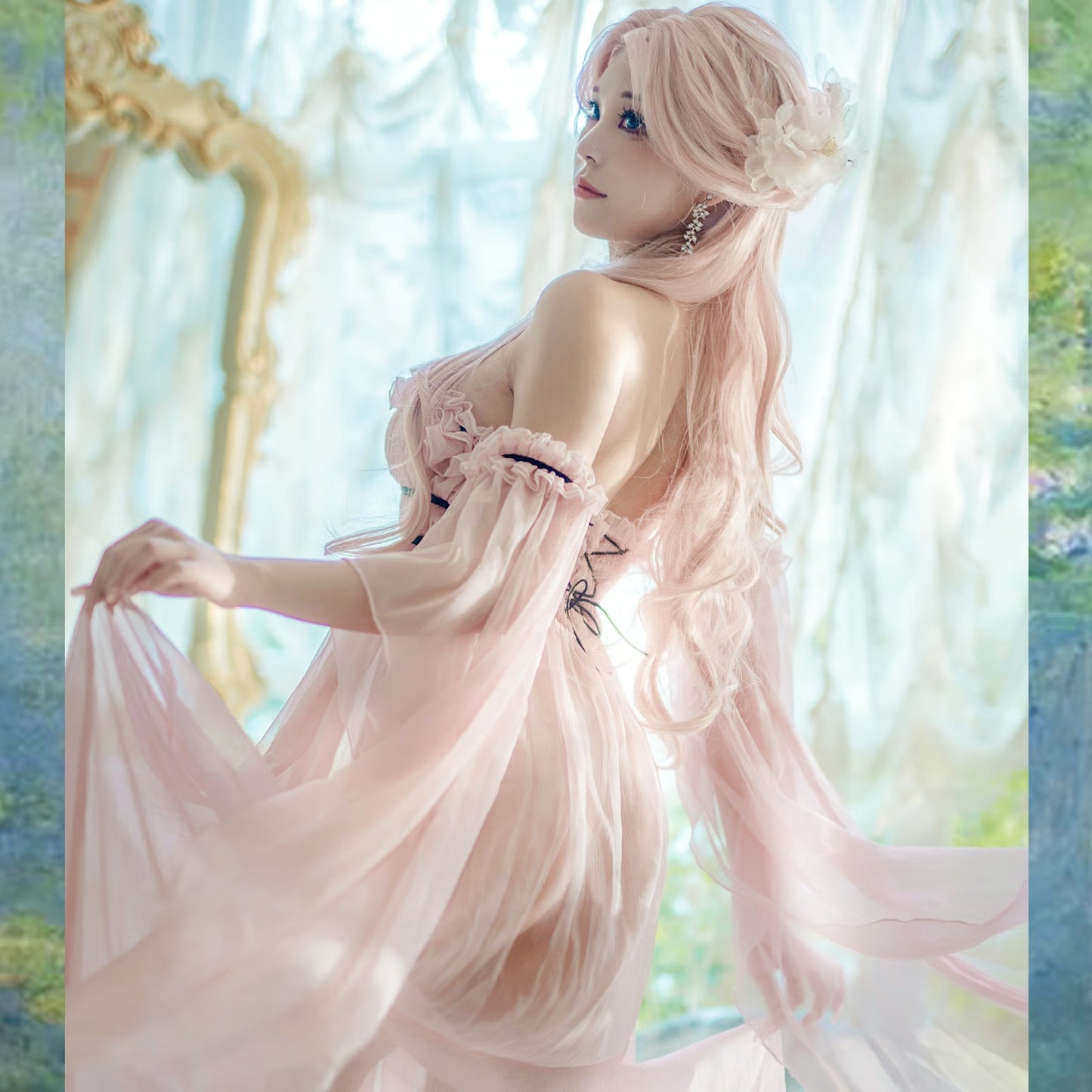 幻想的なフェアリーテールフレンチ高級ランジェリー【晩安魔法】
