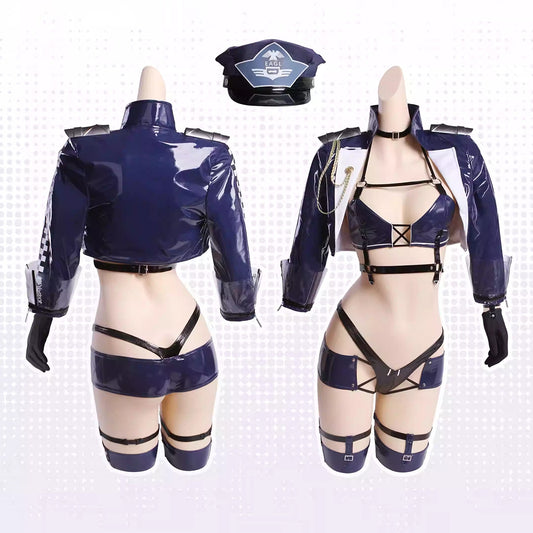 アズールレーン ボルチモアポリス風エナメルレーシングガールコスプレ RQ風【歪萌舍】